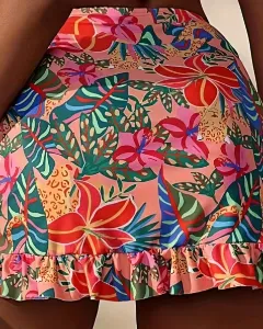 Jupe courte summer bloom