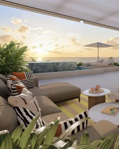 TAMARIN – EXCEPTIONNEL PENTHOUSE DUPLEX DE 3 CHAMBRES AVEC PISCINE PRIVÉE ET VUE PANORAMIQUE SUR LE LAGON