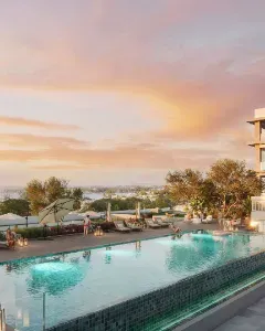 THE DECK lot 319 — 2 chambres, 129 m², 3e étage, Grand Baie