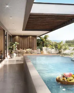 Azulina Alexandrite — penthouse 3 suites, terrasse et piscine privée