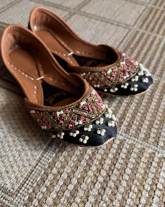 Embellished traditional flats