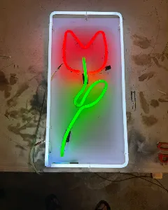Néon Cadre Tulipe 🌷💡