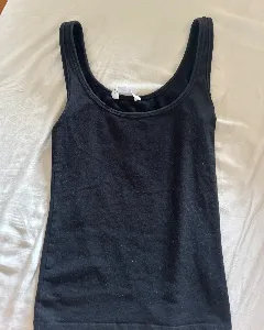 Supre black thick strips tank top 