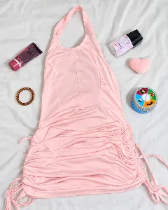 🎀 Petite robe plage rose bébé 💗