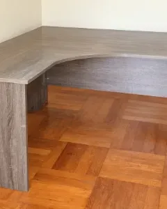 Corner Desk with Matching Storage Unit
