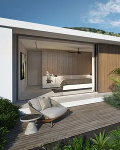 Magnifique villa de plain-pied de 4 chambres dans un domaine golf et mer
